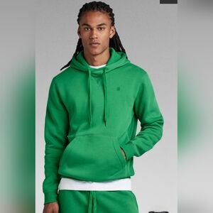 NWT G-Star Raw Green Premium Core Hooded Sweater Men's Size XL